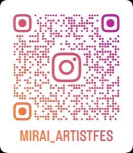 Instagram @mirai_artistfes QRコード